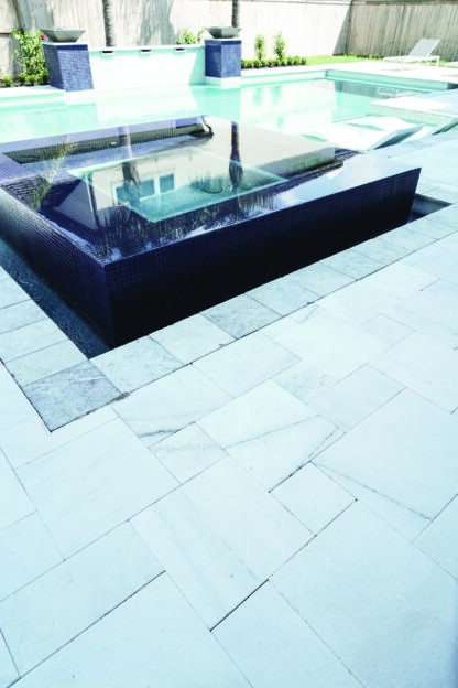 Pavers Snow White Sandblasted Versailles Pattern ® - Image 9